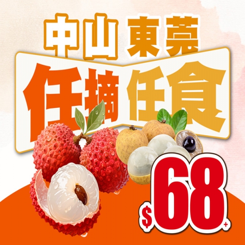 時令限定 任摘任食荔枝/龍眼 $68+